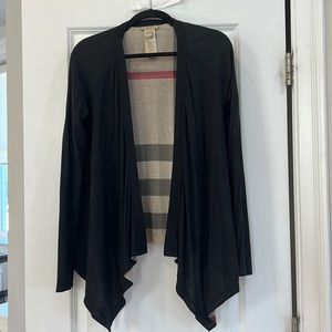 Burberry Brit cardigan style lightweight open front sweater